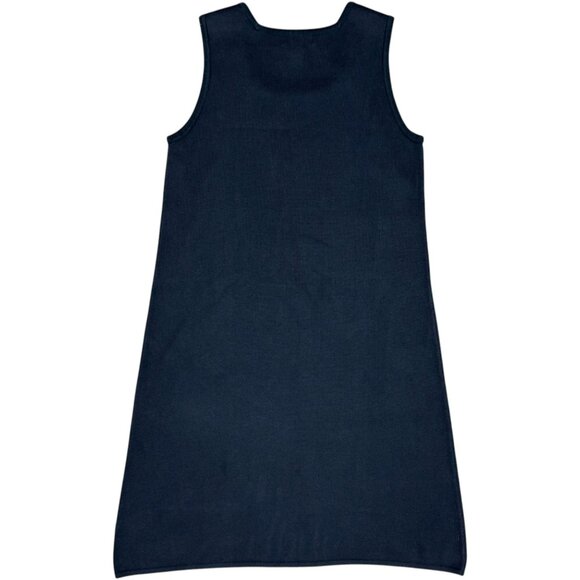 EUC Women's L.L. BEAN Square Neck Sleeveless Knit Cotton Dress | Size Large - Picture 3 of 6